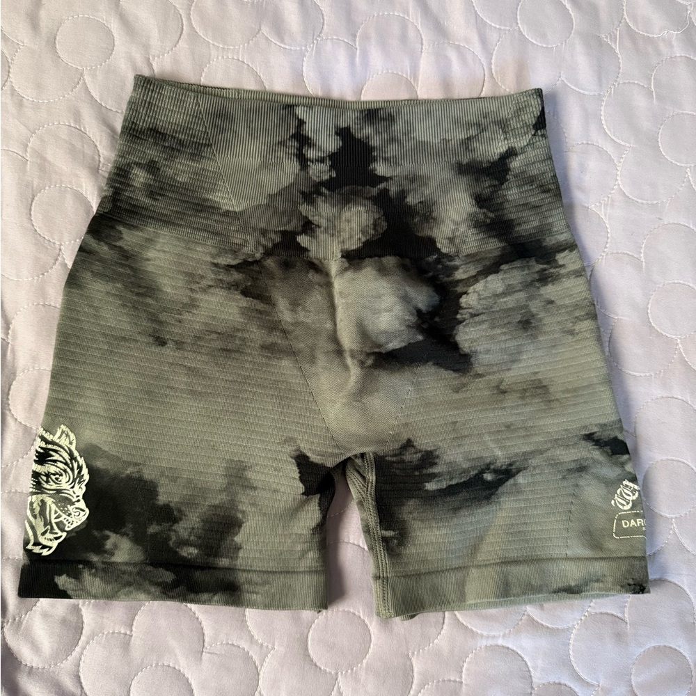 Darc Sport Black and Gray Athletic Shorts